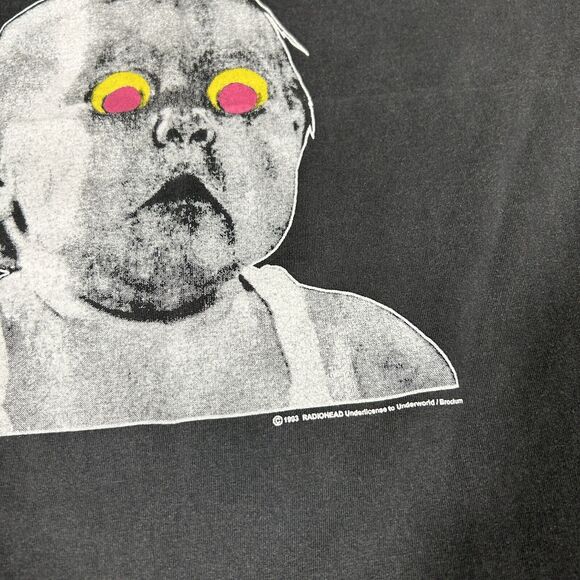 Vintage Radiohead Pablo Honey Tour Band Size Large Single Stitch Reprint T-Shirt - Picture 4 of 7